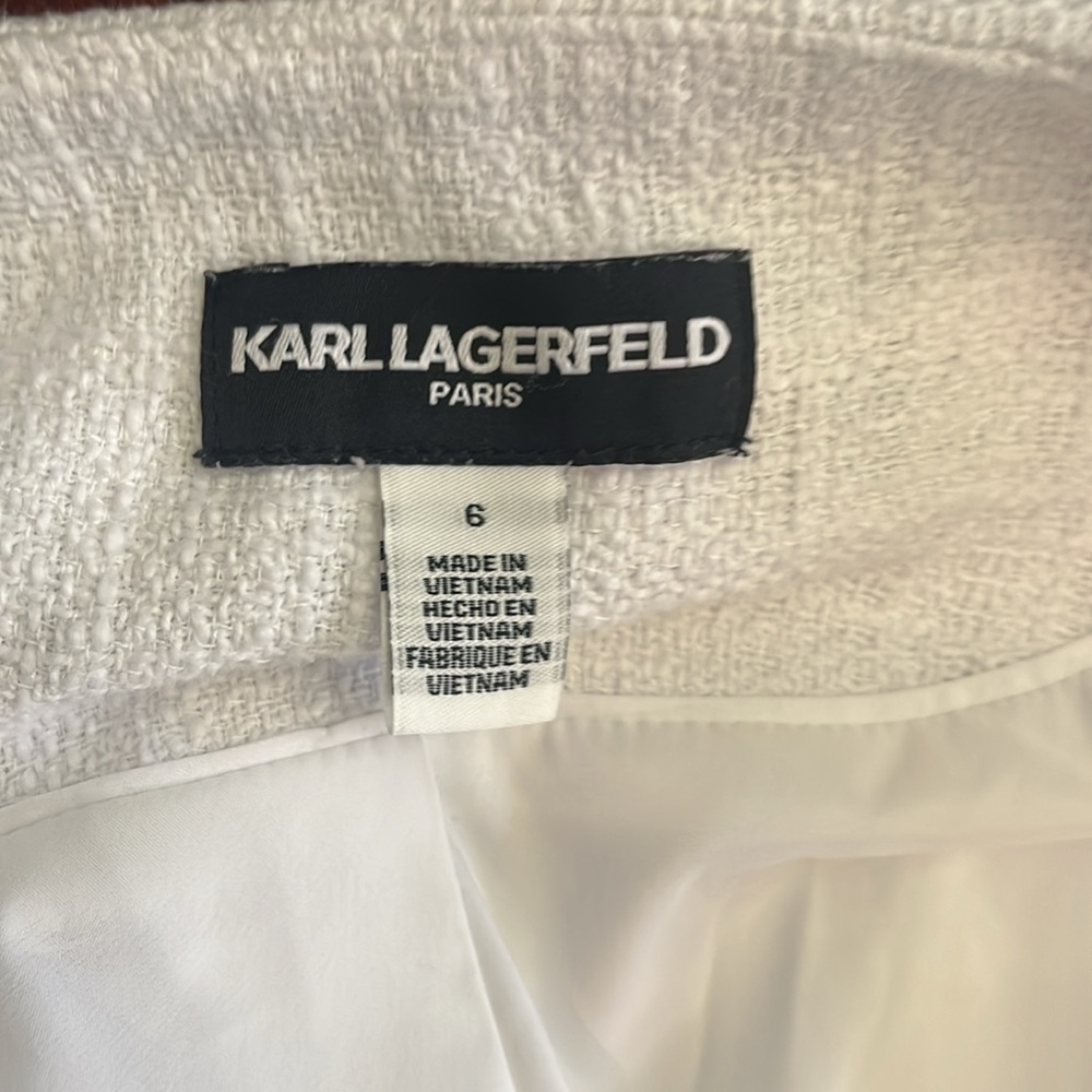 Karl lagerfeld Elegant White Women's Jacket - Picture 4 of 4